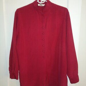 Potomac Collection Misses Silk Blouse size M